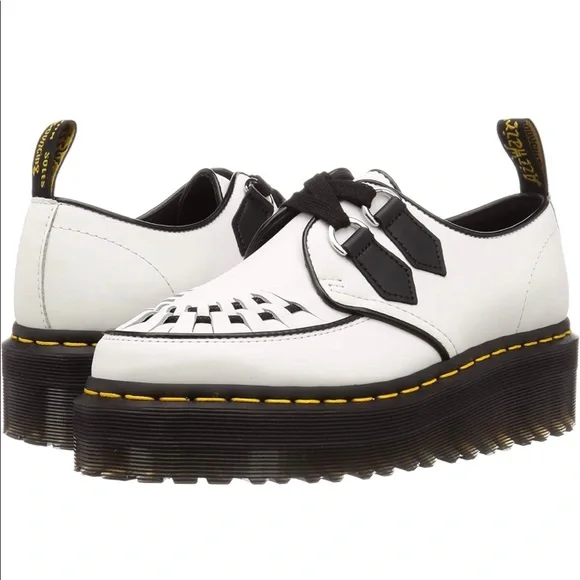 Dr. Martens | Shoes | Rare Dr Martens Lace Up Sidney Quad Creepers